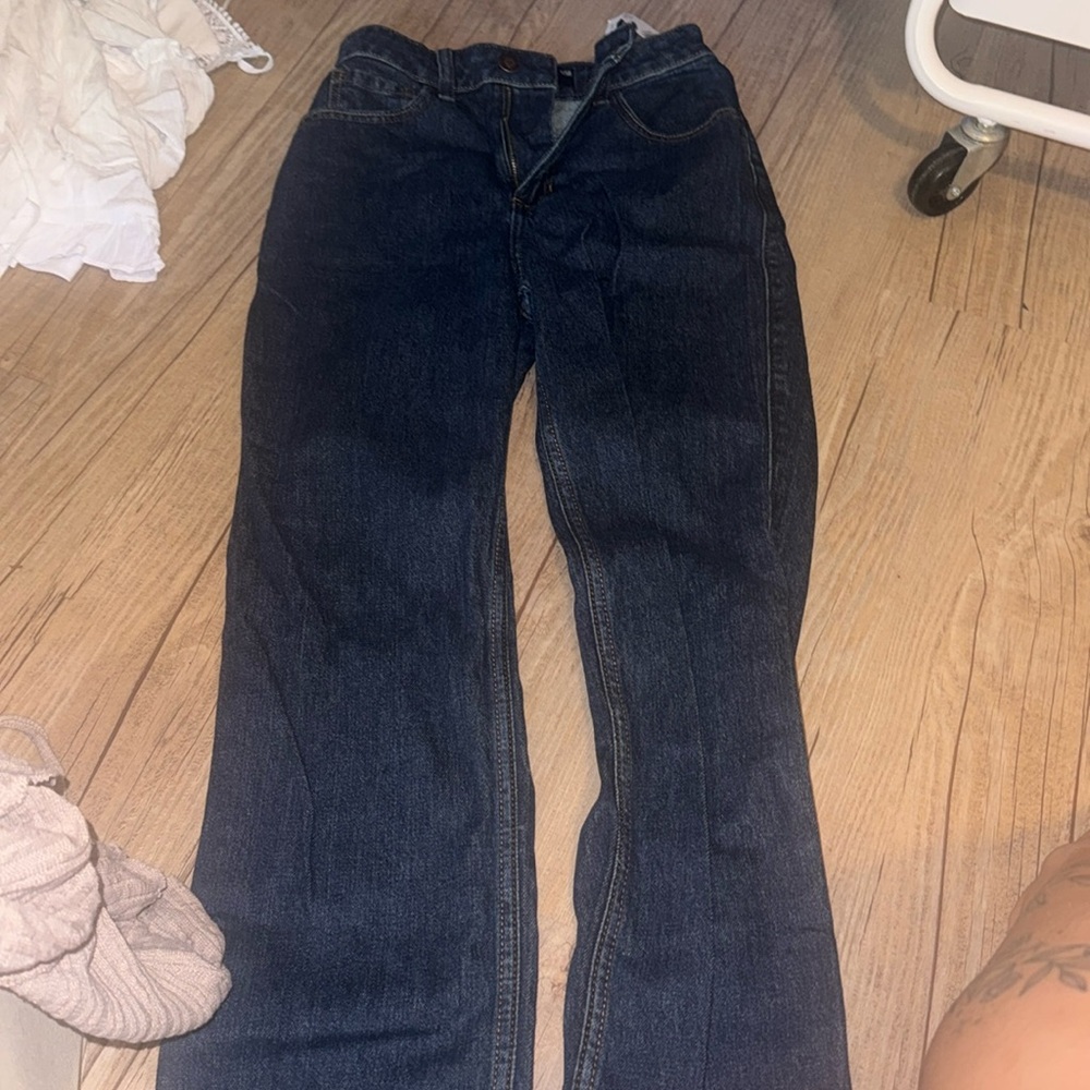 Hollister dark blue jeans